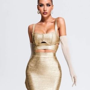 Bella Barnett Doma Metallic Bandage Set